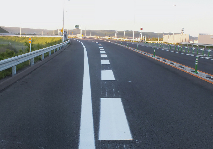 道路区画線工事2